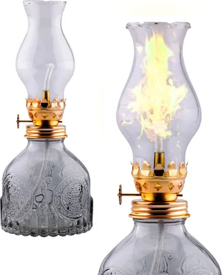 Obrázok produktu pre Dymová záhradná olejová lampa 17,5 cm s knôtom