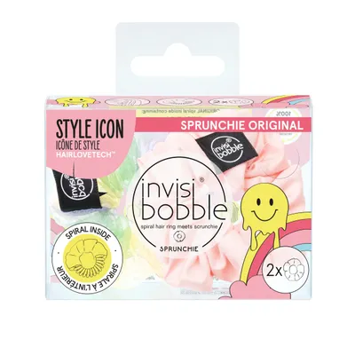 Image de Sprunchie Duo Retro Dreamin' Hue-Man Love Hair Eraser 2 pcs
