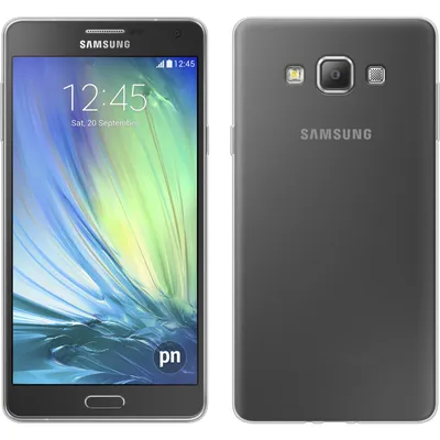 Produktbild von PhoneNatic Case kompatibel mit Samsung Galaxy A7 (A700) - clear Silikon Hülle Slimcase + 2 Schutzfolien