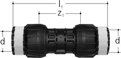 Produktbild von Sanipex MT-Kupplung 4690 äußerer Durchmesser 32 mm