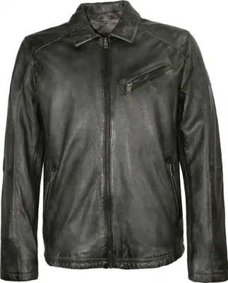 Produktbild von Milestone - Herren Lederjacke Lammnappa anthrazit : 50
