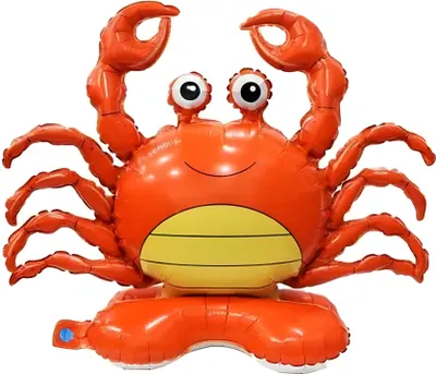 Immagine prodotto di Pallone in foil stand-up 3D, granchio arancione circa 55*47 cm