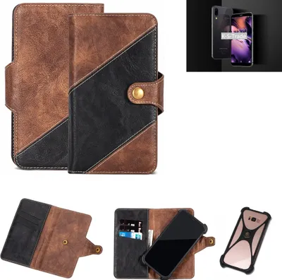 Produktbild von K-S-Trade Handy Hülle Schutz Hülle Schutzhülle Bookstyle Case kompatibel mit UMIDIGI A3 Handy Cover Hülle Schutztasche 1x