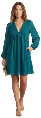 Image de Robe pour femme Naf Naf Keysia, nouvelle collection, coupe droite, longueur genou, taille S