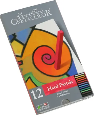 Immagine prodotto di Brevillier's CRETACOLOR 480 12 Brevillier's CRETACOLOR Pastellcarré Pastellkreide farbsortiert 12 St.
