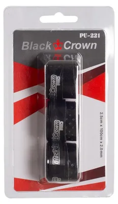 Zdjęcie produktu dla Blister z 3 perforowanymi czarnymi owijkami Crown   ÚNICA