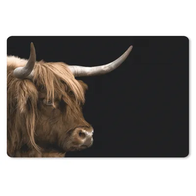 Produktbild von MuchoWow® Mauspad Mousepad Schottischer Highlander - Tiere - Kuh 27x18 cm - Mousepads - Maus Mat - Pad - Mausunterlage - Büroartikel - Desk Matten