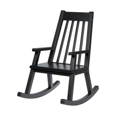 Produktbild von Kidsmill Schaukelstuhl Junior Schwarz | Kinderstuhl aus Holz