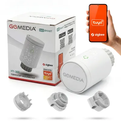 Obrázok produktu pre Automatický termostat s radiátorovou hlavicou HY368 Smart Home Tuya Zigbee, Obrázok generovaný UI