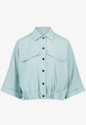Produktbild von Zero Damen Blouson mit durchgehender Knopfleiste