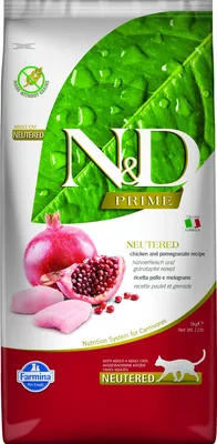 Produktbild von Farmina Pet Food N&D Prime, Adult, Huhn, Granatapfel, 5 kg, Getreidefrei, Ohne Geschmacksstoffe, Antioxidantien enthalten