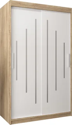 Produktbild von Kleiderschrank, Schiebetürenschrank Schlafzimmer, Schrank YORK 120 cm