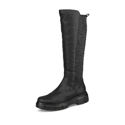 Produktbild von Rieker Damen Stiefel Langschaft Warmfutter X2990, Größe:40 EU, Farbe:Schwarz