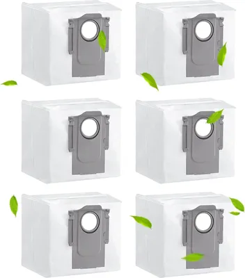 Produktbild von 6 Stück Staubbeutel für Roborock S8 S8+/S8 Pro Ultra/ S7 MAXV Ultra/ Q7 MAX/ Q7 MAX+/ S7 Pro Ultra/Q5+ Beutel Staubsauger Absaugstation Staubsaugerbeutel Ersatzbeutel Zubehör Ersatzteile