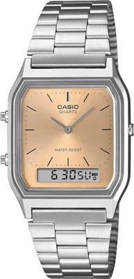 Produktbild von CASIO Vintage AQ-230A-4AMQYDF Uni Uhr Rot Box
