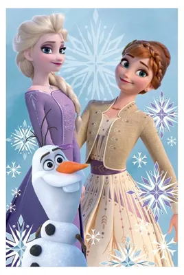 Obrázek produktu pro Dětská deka Ledové království Anna, Elsa a Olaf