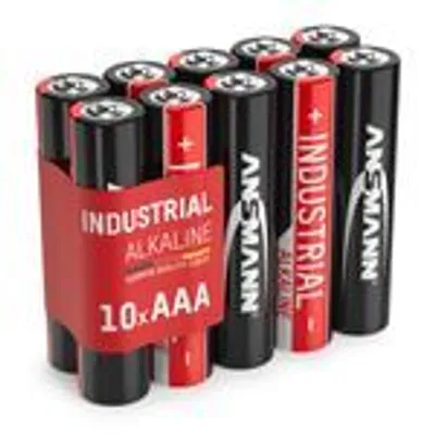 Produktbild von 10x ANSMANN Industrial Batterie AAA Micro 1,5V - LR3 Alkaline (10 Stück)