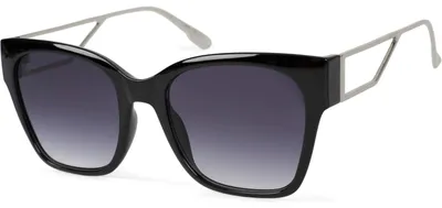 Image de styleBREAKER Lunettes de soleil oversize pour femme avec larges branches en métal, verres en polycarbonate et monture en plastique 09020128