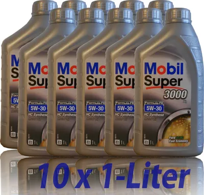 Produktbild von Mobil Super 3000 X1 Formula Fe 5w-30, 10x1 Liter