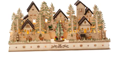 Produktbild von Gnosjö Konstsmide WB Holzsilhouette Haus 3255-100