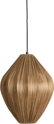 Obrázok produktu pre Light & Living - závesná lampa - Verita - hnedá - textil - Ø 36cm - E27 - 2993518
