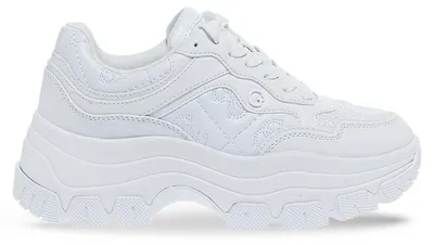 Zdjęcie produktu dla Sneakersy damskie marki Guess, białe, o grubych podeszwach, rozmiar 41
