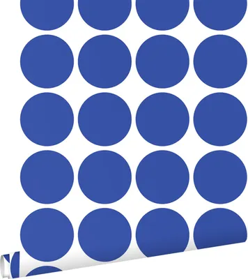 Image de ESTAhome papier peint grandes sphères bleu 50 x 900 cm