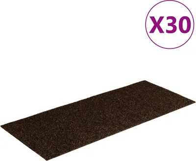 Produktbild von vidaXL Stufenmatten Selbstklebend 30 Stk. 60x25 cm Braun Rechteckig