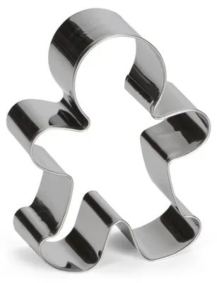 Zdjęcie produktu dla Foremka do pierników ludzik - 7 cm - Stal nierdzewna - Srebrny