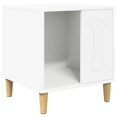 Zdjęcie produktu dla vidaXL Buda dla psa biała 44 x 42 x 49 cm Materiał drewnopochodny