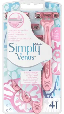 Productafbeelding van Gillette Venus simply wegwerpmesjes (4 stuks)