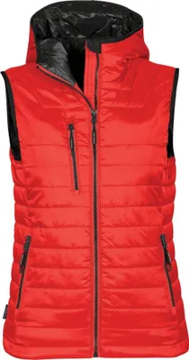 Produktbild von Stormtech - "Gravity" Weste für Damen BC5483 (S) (Rot/Schwarz)