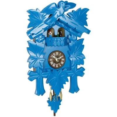Image de Trenkle - 2018_PQ_bleu - horloge murale coucou - Quartz - Kuckulino Color Edition