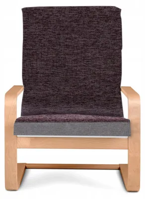Produktbild von Stilex Sesselüberwurf Violett Grau 50x150 cm Polsterstoff