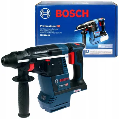 Zdjęcie produktu dla Akumulatorowy młot udarowy SDS-Plus Gbh 18V-26 Bosch, 2,6 J, system tłumienia wibracji