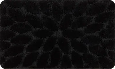 Produktbild von Badteppich SUPREME STONES, Steine, rutschfest, weich – schwarz Schwarz 60x100 cm