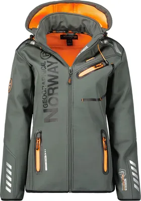 Produktbild von Geographical Norway Damen Jacke Grau WW1971F/GN D-grey/Orange Grösse M