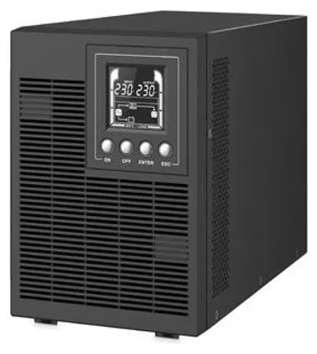 Imagen del producto de Atlantis Land UPS A03-OP2002P 2000VA/1800W, doble conversión, onda sinusoidal, fuente de alimentación ininterrumpida (SAI) de tipo torre, doble conversión (en línea)