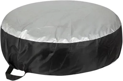 Productafbeelding van Bandenhoes Reservewiel - Opbergzak Band - Banden Beschermen - Waterdicht Stofdicht - 13-23 Inch - Zwart Zilver