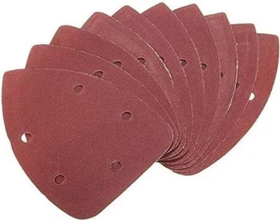 Imagen del producto de Papel de lija fino - 10 unidades. Grano 120. Para trabajos en madera. Cinco hojas de lija
