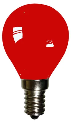Produktbild von LED Filament Leuchtmittel Tropfen 2W E14 farbig Rot 10lm