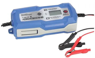 Productafbeelding van Microprocessor-Acculader 10A, LCD, 6/12 V, 3–200 Ah