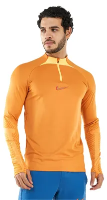 Image de Nike - Haut d'entraînement « Strike » avec fermeture éclair courte pour homme PP6034 (XL) (orange)