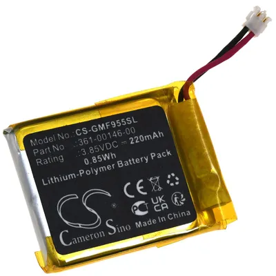 Produktbild von Akku passend für Garmin Forerunner 955 Solar Smartwatch GPS-Uhr Typ 361-00146-00