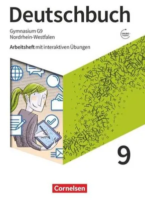 Immagine prodotto di Deutschbuch Gymnasium 9. Schuljahr - Nordrhein-Westfalen - Arbeitsheft mit interaktiven Übungen auf scook.de