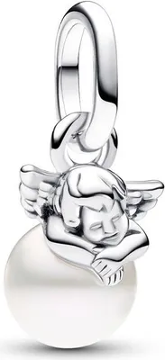Produktbild von Mini Charm-Anhänger Amor aus Sterlingsilber von PANDORA