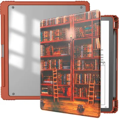 Produktbild von Schutzhülle für Kindle Scribe 10.2" mit Stifthalter und Auto Sleep/Wake, transparent matt