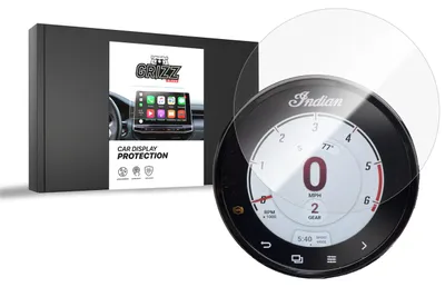Produktbild von Keramische Autodisplayfolie für Indian Chief Dark Horse 4" (2022-2025), Grizz Protector