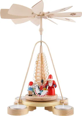 Imagen del producto de Pirámide de Navidad de un solo nivel (25 cm) de Richard Glässer