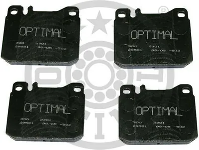 Produktbild von OPTIMAL Bremsbeläge Satz Vorne Bremsklötze passend für MERCEDES-BENZ Stufenheck (W123) BP-02301